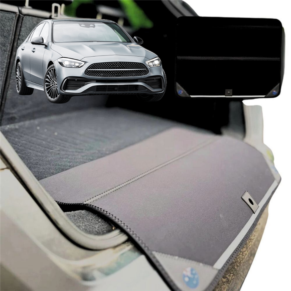 Rear Cargo Boot Bumper Protector for Mercedes-Benz C-class 2022 - Current Sedan (W206) - Standard (72 x 55) - Black