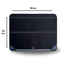 Rear Cargo Boot Bumper Protector for Cupra Ateca 2016 - Current - XL (98 x 55) - Black - 0