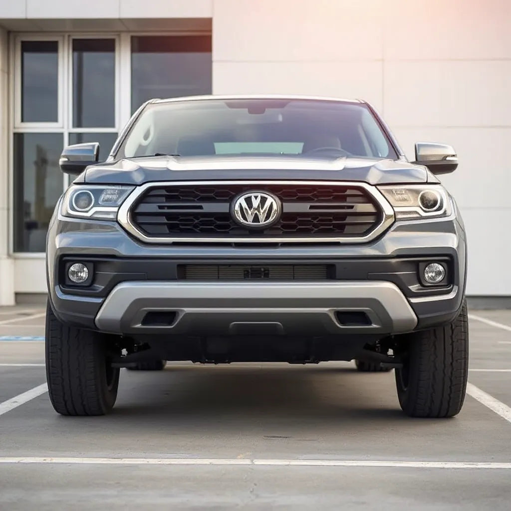SUV bumper with a fitted protective guard showing impact-ready coverage and scratch resistance