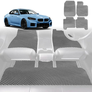 6D Diamond Car Floor Mats for BMW M2 2023 - Current (G87) - Custom-Fit Carpet Liner - 0