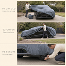Silvershield Outdoor Car Cover for Lexus LBX 2024 - Current - L - Grey-8