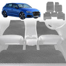 6D Diamond Car Floor Mats for Audi A3 S3 RS3 2013 - 2021 8V - Custom-Fit Carpet Liner-2
