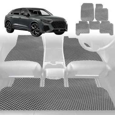 6D Diamond Car Floor Mats for Audi Q3 RSQ3 2018 - Current F3 - Custom-Fit Carpet Liner - 0
