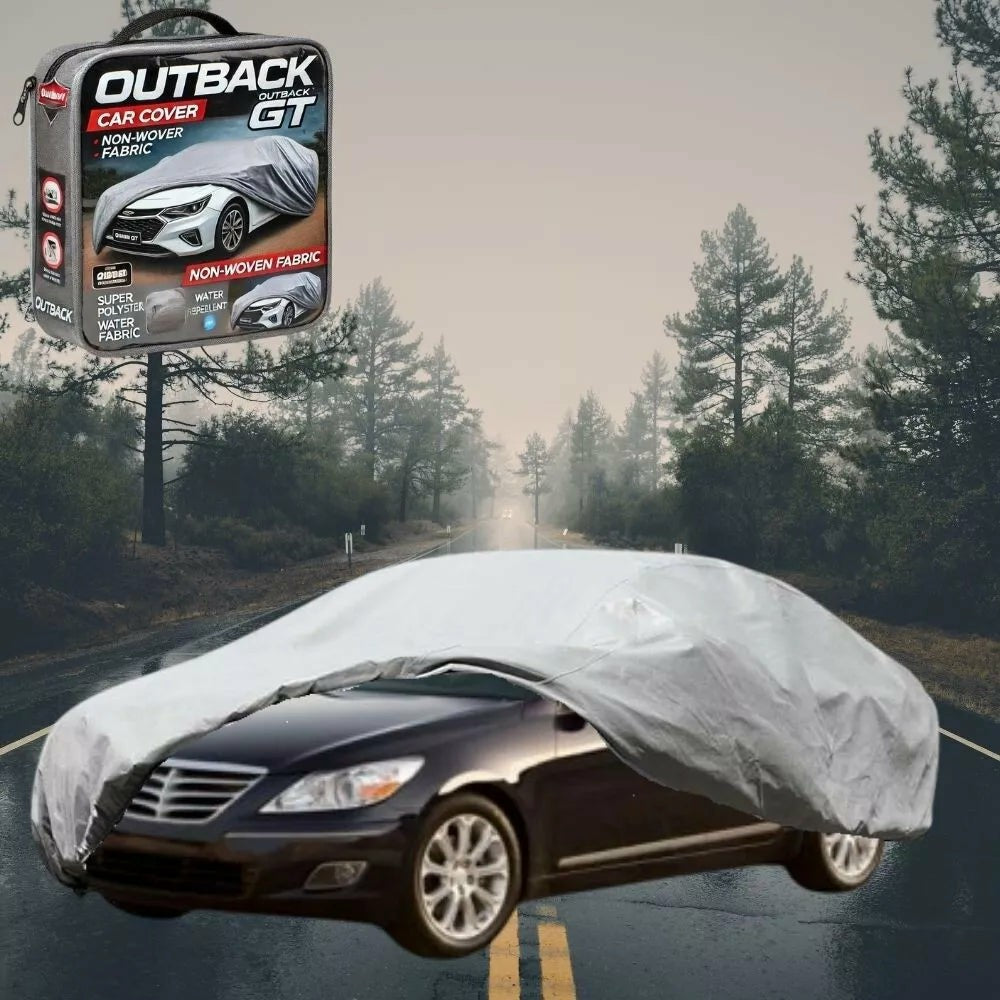 Silver Shield Outdoor Car Cover for Hyundai Genesis Sedan 2013 - 2016 (DH/G80) L - Grey