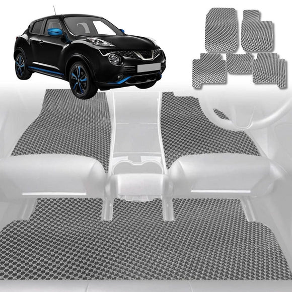 6D Diamond Car Floor Mats for Nissan JUKE 2013 - 2019 F15 - Custom-Fit Carpet Liner