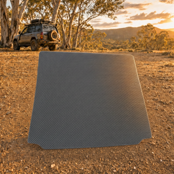 6D Diamond Car Boot Cargo Mat for Hyundai iX35 2010 - 2015 (LM) - Heavy Duty Carpet Liner - All-Weather Resistance - Easy to use - Odorless Material - Black & Grey