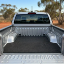 6D Diamond Ute Tub Mat for Isuzu D-Max Crew Cab (RT50/85) 2011-2020 (with Spray on Liner or no Liner) - Black & Grey-4