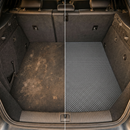 6D Diamond Car Boot Cargo Mat for Hyundai Santa Fe 2012 - 2018 (DM) - Heavy Duty Carpet Liner - All-Weather Resistance - Easy to use - Odorless Material - Black & Grey-12