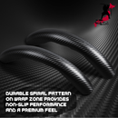 Black Samurai Segmented Steering Wheel Cover for Aston Martin V8 Vantage Coupe 2005 - 2017 (V8)-5