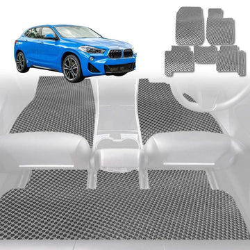6D Diamond Car Floor Mats for BMW X2 2017 - Current (F39) - Custom-Fit Carpet Liner - 0