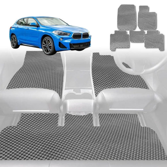 6D Diamond Car Floor Mats for BMW X2 2017 - Current (F39) - Custom-Fit Carpet Liner