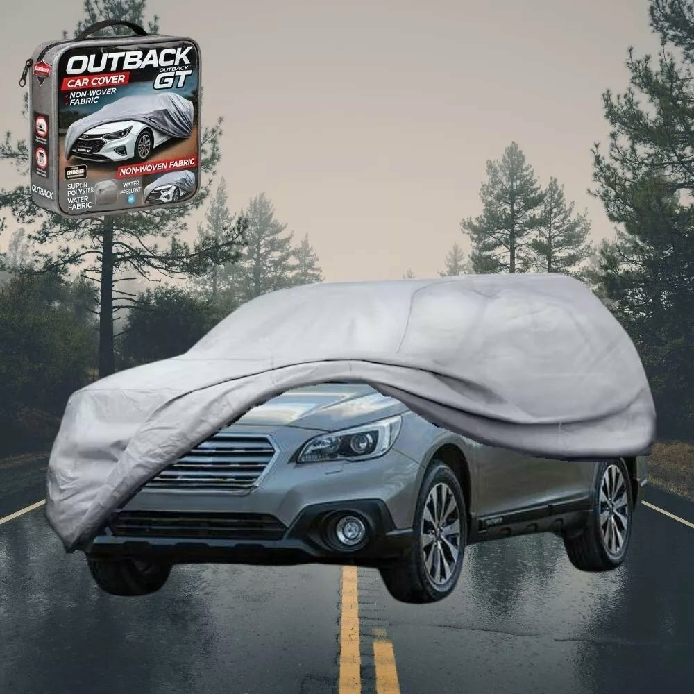 Silver Shield Outdoor Car Cover for Subaru Outback SUV 2015 - 2021 5GEN, 6GEN LC - Grey