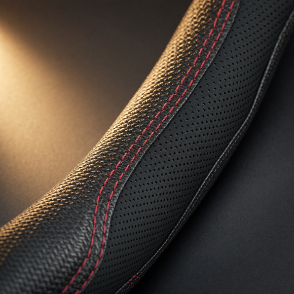 Steering Wheel Cover Pro Extra Layer for Hyundai Staria 2021 - Current US4 - Breathable & Anti-Slip - Circle 38 cm