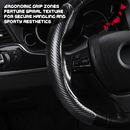 Black Samurai Segmented Steering Wheel Cover for Honda Civic Type R 2022 - Current (11th gen)-6