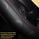 Steering Wheel Cover Pro Extra Layer for GWM Haval Steed Dual Cab 2017-2022 (Wingle 6) - Breathable & Anti-Slip - Circle 38 cm-3