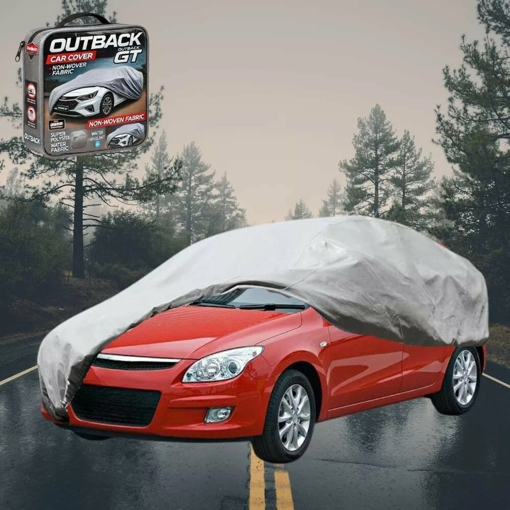 Silver Shield Outdoor Car Cover for Hyundai i30 Hatch,Wagon 2007 - 2012 FD L - Grey