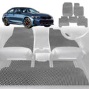 6D Diamond Car Floor Mats for BMW 3 Series 2018 - Current (G20 G21) - Custom-Fit Carpet Liner-2