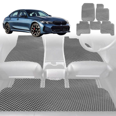 6D Diamond Car Floor Mats for BMW 3 Series 2018 - Current (G20 G21) - Custom-Fit Carpet Liner - 0