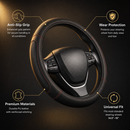 Steering Wheel Cover Pro Extra Layer for Hyundai Staria 2021 - Current US4 - Breathable & Anti-Slip - Circle 38 cm-4