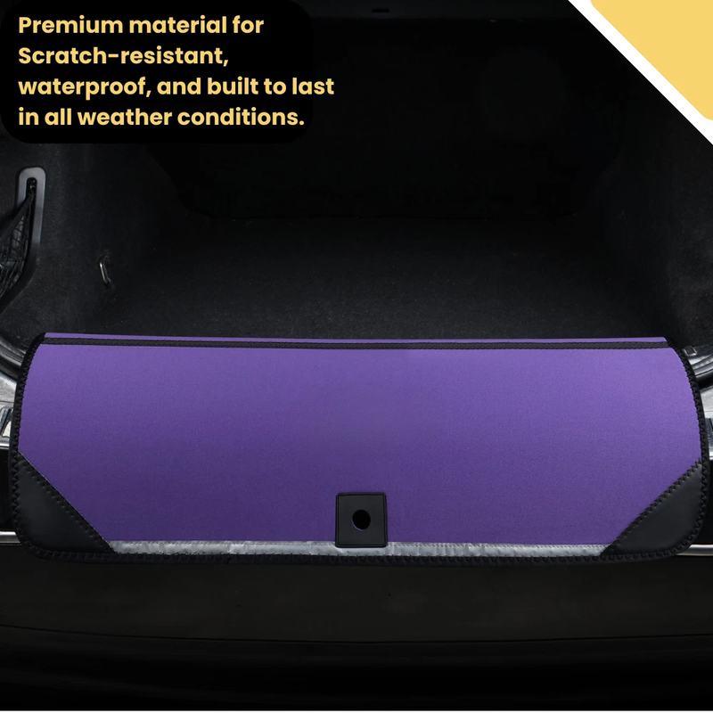 Rear Cargo Boot Bumper Protector for Audi TT TTS TTRS 2006 - 2014 (8J) - Standard (72 x 55) - Purple