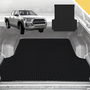 6D Pro Ute Tub Mat for Toyota Hilux Double Cab 2015-Current - Black