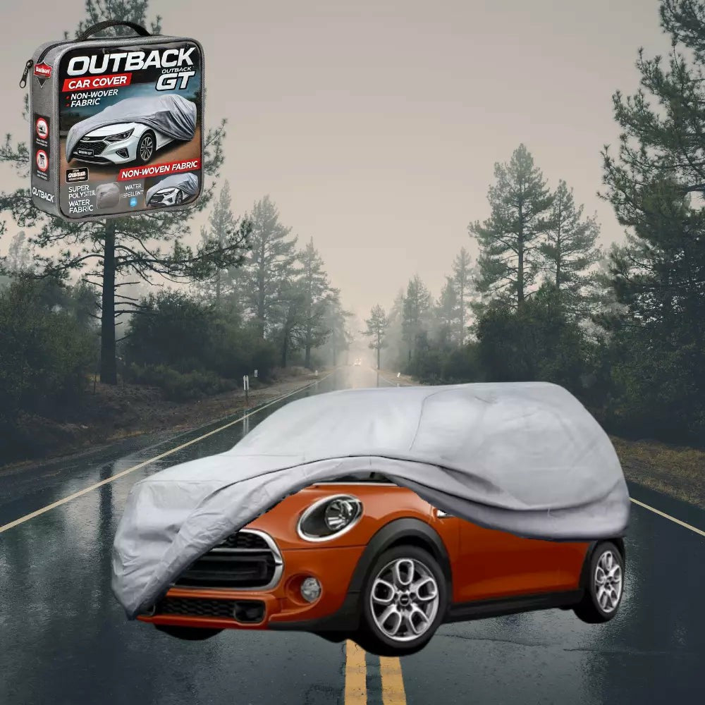 Silver Shield Outdoor Car Cover for MINI Cooper 3-Door Hatch 2014 - 2024 (F56) L - Grey