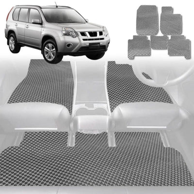 6D Diamond Car Floor Mats for Nissan X-TRAIL 2007 - 2014 (T31) - Custom-Fit Carpet Liner - 0