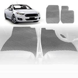 6D Diamond Car Floor Mats for Ford Falcon Ute 2008 - 2016 (Single Cab, FG) - Custom-Fit Carpet Liner - 0