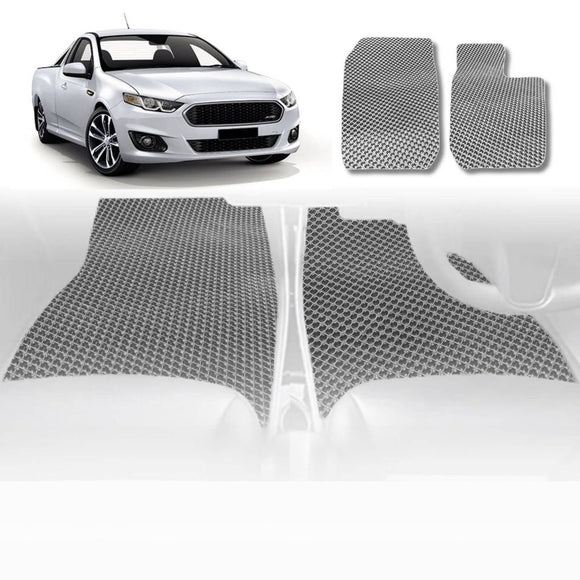 6D Diamond Car Floor Mats for Ford Falcon Ute 2008 - 2016 (Single Cab, FG) - Custom-Fit Carpet Liner