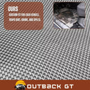 6D Diamond Ute Tub Mat for Mitsubishi Triton Double Cab (ML 2006-2009) (MN 2009-2015) (with Spray On Liner or No Liner) - Black & Grey-11