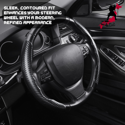 Black Samurai Segmented Steering Wheel Cover for Hyundai IONIQ 5 N 2023 - Current (N.V1 V2 V3 V4) - 0