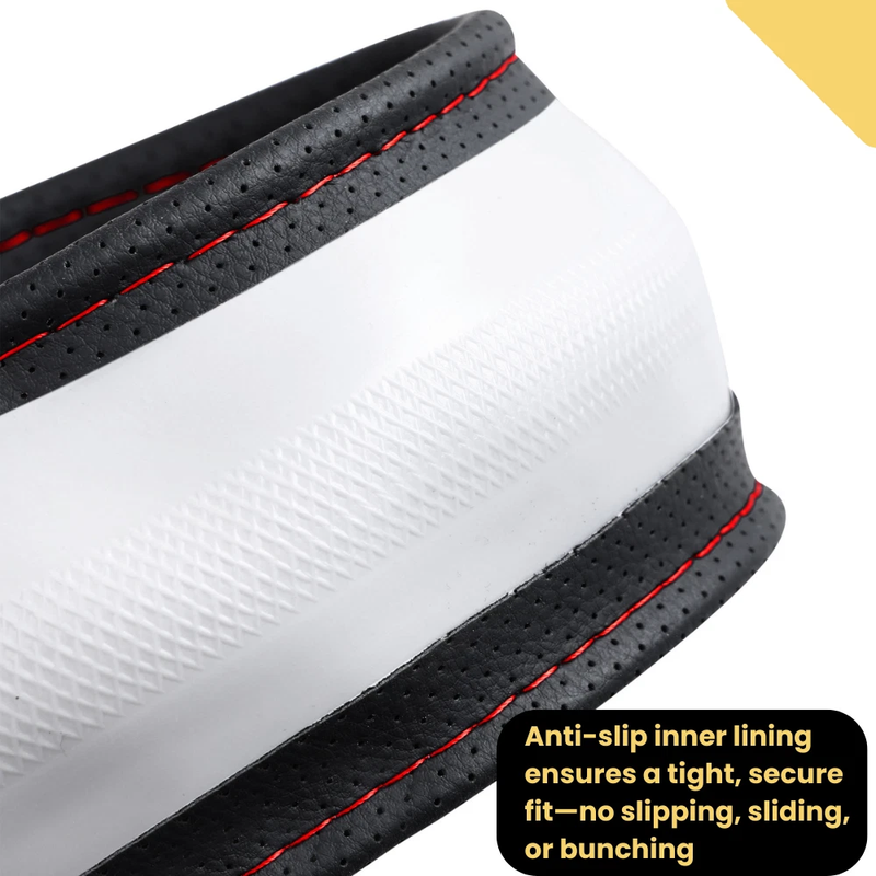 Steering Wheel Cover Pro Extra Layer for BYD Dolphin 2023 - Current (Dynamic,Premium) - Breathable & Anti-Slip