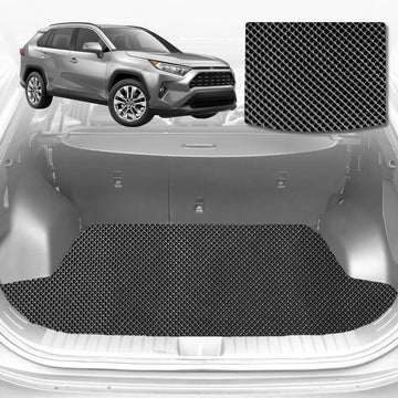 6D Diamond Car Boot Mat for Toyota RAV4 2019 - Current (XA50)  - Heavy Duty Carpet Liner