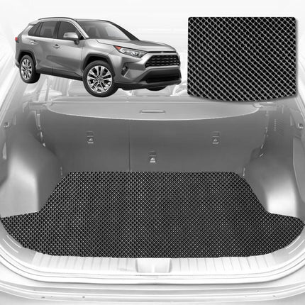 6D Diamond Car Boot Mat for Toyota RAV4 2019 - Current (XA50)  - Heavy Duty Carpet Liner