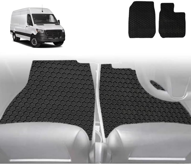 6D Diamond Car Floor Mats for Mercedes-Benz Sprinter 2006 - 2018 (906, NCV3) - Custom-Fit Carpet Liner