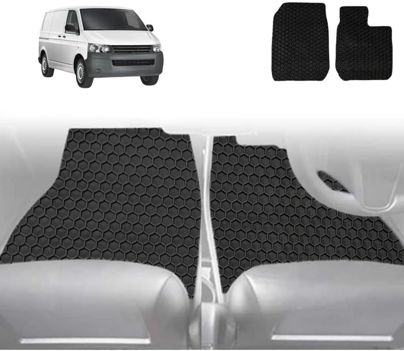 6D Diamond Car Floor Mats for VolksWagen Transporter 2004 - Current (T4, T5, T5 Facelift, T6, T6.1) - Custom-Fit Carpet Liner
