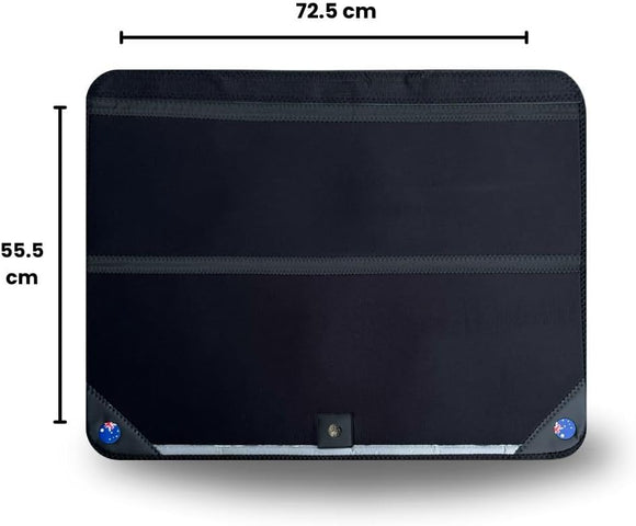 Rear Cargo Boot Bumper Protector for Kia Optima 2016 - 2020 (JF) - Standard (72 x 55) - Black