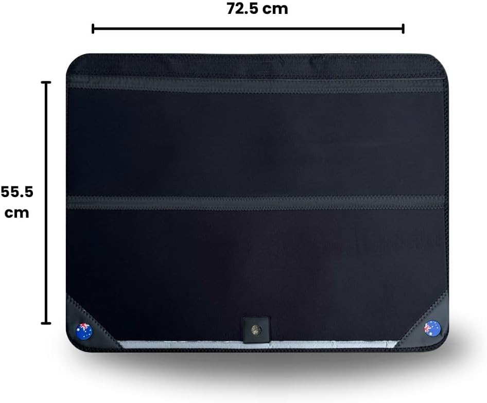 Rear Cargo Boot Bumper Protector for Skoda Karoq 2017 - Current NU - XL (98 x 55) - Black