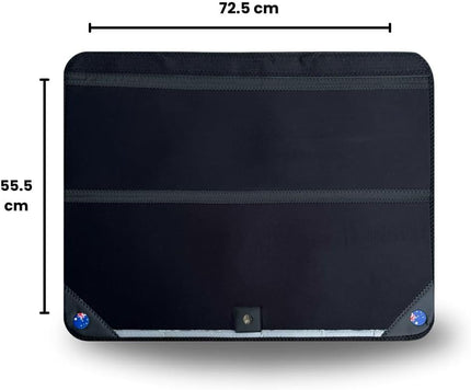 Rear Cargo Boot Bumper Protector for Mercedes-Benz A-Class 2012 - 2018 (W176) - Standard (72 x 55) - Black - 0