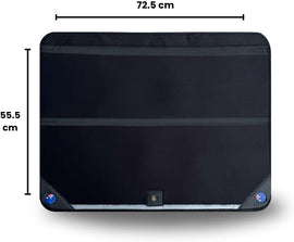 Rear Cargo Boot Bumper Protector for Hyundai Sonata 2005 - 2008 - Standard (72 x 55) - Black