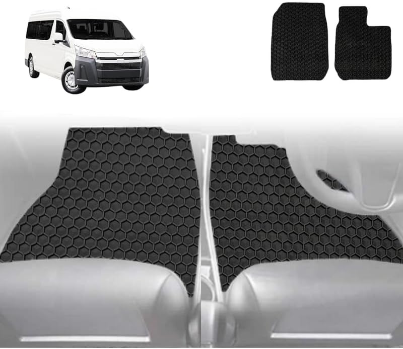 6D Diamond Car Floor Mats for Toyota Hiace Van 2005 - 2019 (LWB) - Custom-Fit Carpet Liner