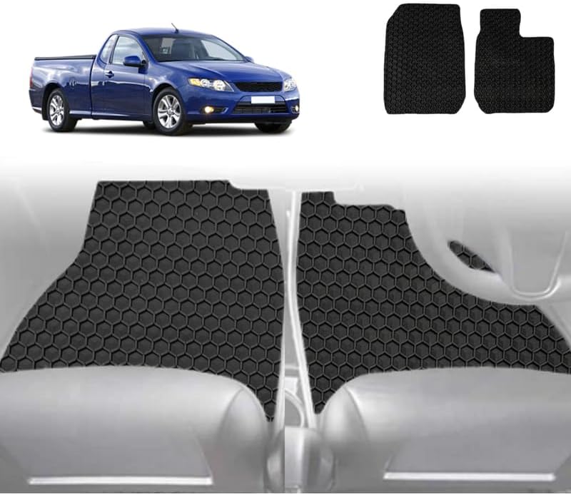 6D Diamond Car Floor Mats for Ford Falcon Ute 2008 - 2016 (Single Cab, FG) - Custom-Fit Carpet Liner