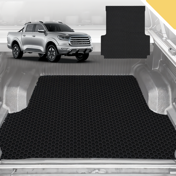 6D Pro Ute Tub Mat for GWM Haval Great Wall Cannon Ute NPW 2019-Current - Black - Full Set