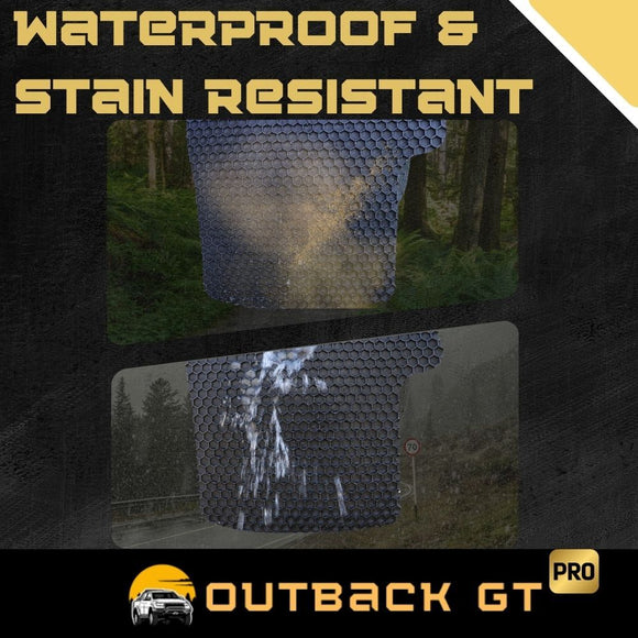 6D Pro Ute Tub Mat for Mitsubishi Triton Double Cab (MQ-MR) 2015-2023 (with Spray On Liner or No Liner) - Black & Grey