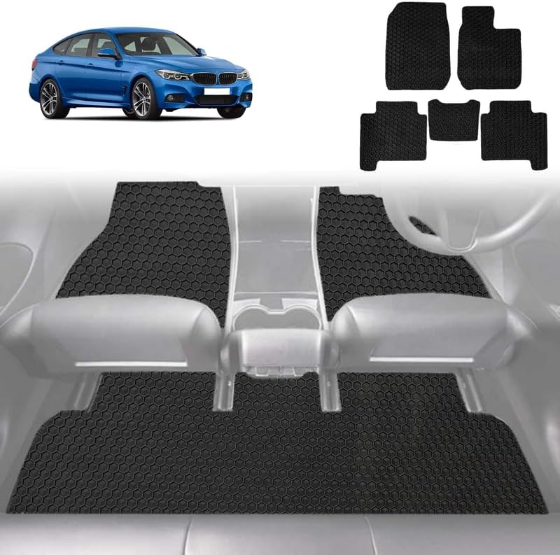 6D Diamond Car Floor Mats for BMW 3 Series 2011 - 2018 (F30 F31) - Custom-Fit Carpet Liner