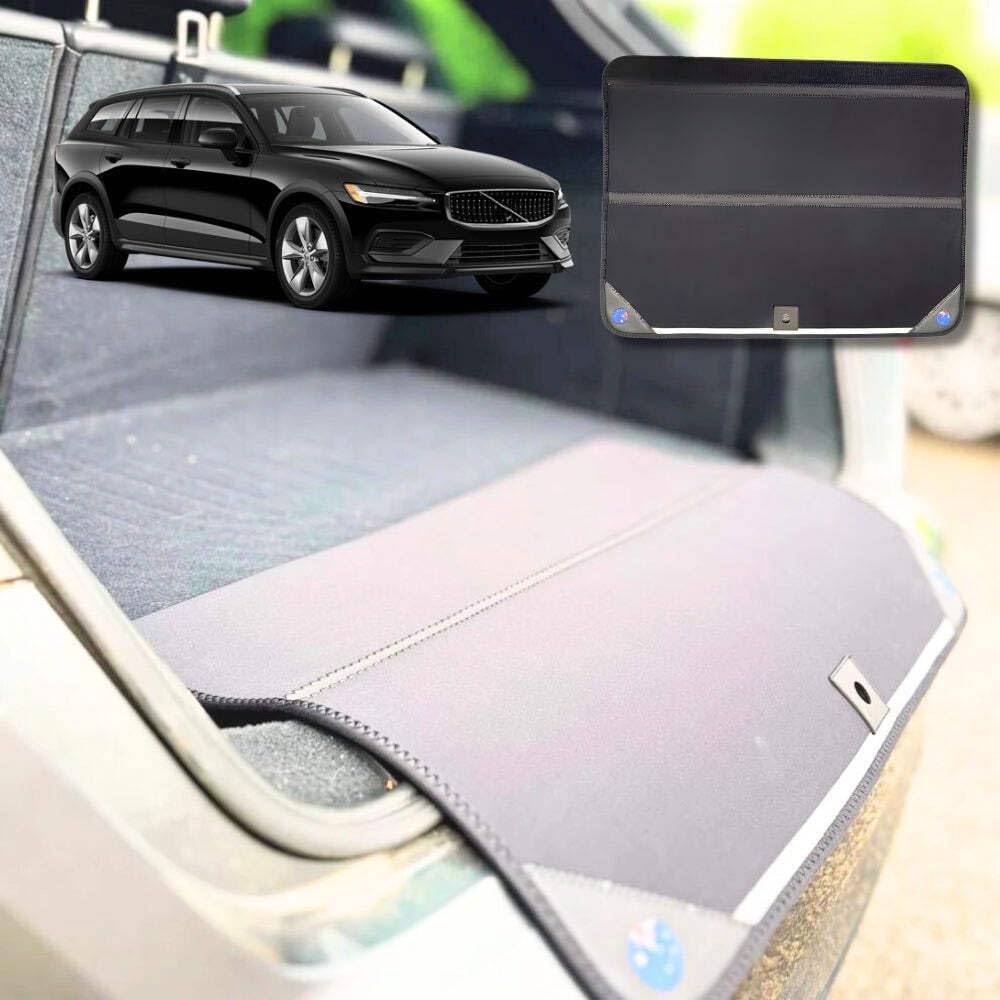 Rear Cargo Boot Bumper Protector for Volvo V70 2000 - 2007 Mk II, Mk II Facelift - Standard (72.5 x 55.5) cm - Black