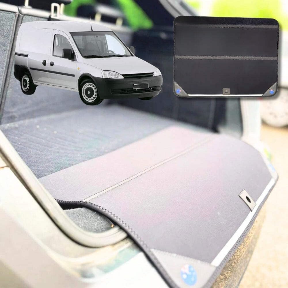 Rear Cargo Boot Bumper Protector for Holden Combo 2002 - 2013 (XC) - 72.5 x 55.5 cm - Black