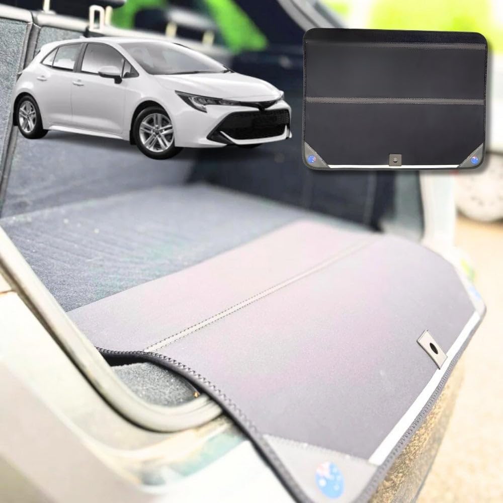 Rear Cargo Boot Bumper Protector for Toyota Corolla Hatch 2018-Current - Standard (72.5 x 55.5) cm - Black