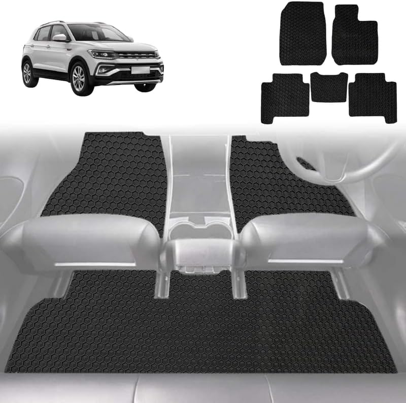 6D Diamond Car Floor Mats for VolksWagen T-Cross 2020 - Current (C1) - Custom-Fit Carpet Liner