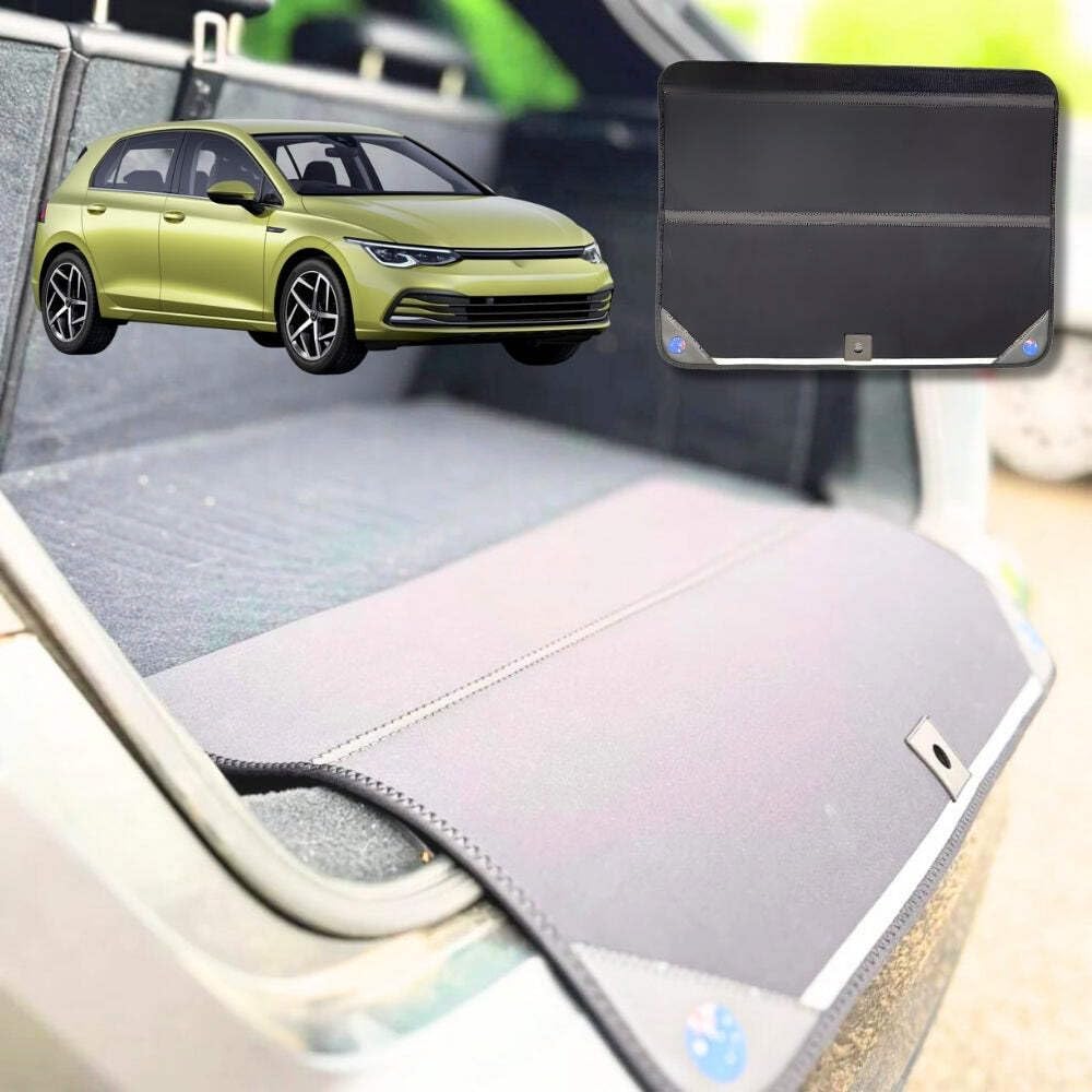 Rear Cargo Boot Bumper Protector for VolksWagen Golf Hatch/Wagon 2013-2021 - Standard (72.5 x 55.5) cm - Black
